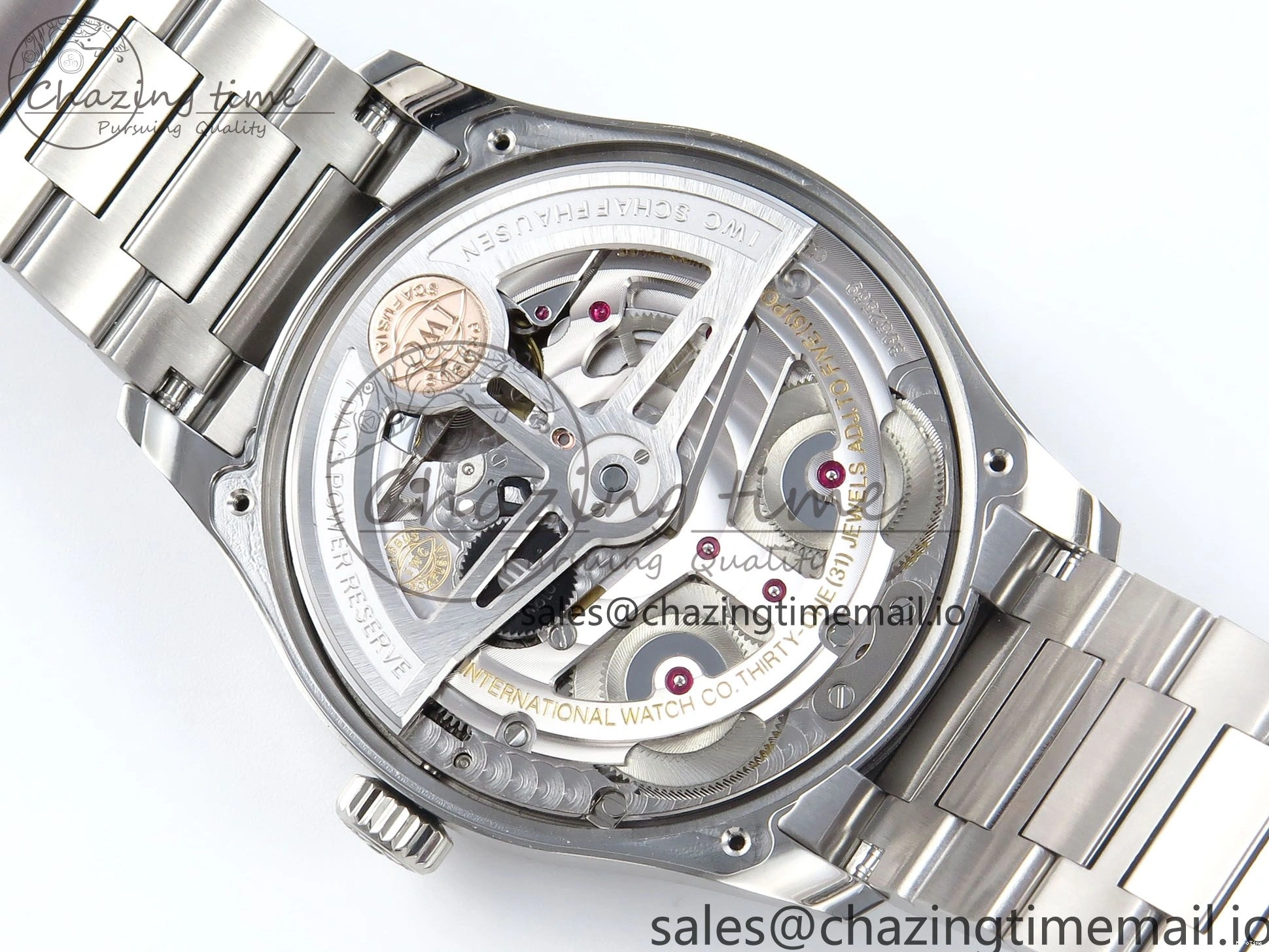 MIROTIME 0402 Portugieser Auto IWC0562E APSF 1:1 Best Edition Blue Dial on SS Bracelet A Timeless 6997